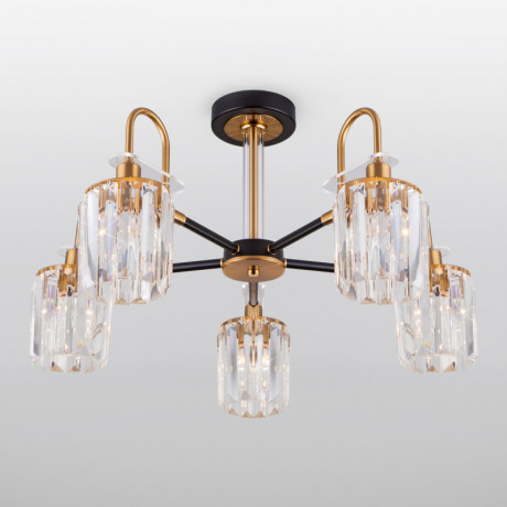 Люстра на штанге Eurosvet 70090/5 черный