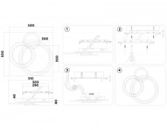 Накладная люстра Ambrella Light FA8511