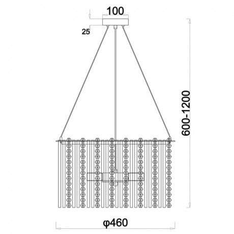Подвесная люстра Escada 2104/6S
