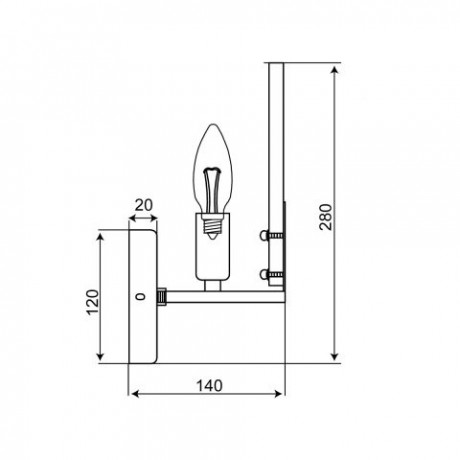 Бра Vele Luce VL1951W01