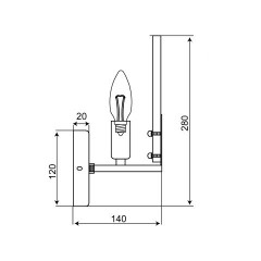Бра Vele Luce VL1951W01
