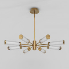 Люстра на штанге Eurosvet 50386 LED латунь