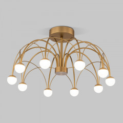 Люстра на штанге Eurosvet 90031/10 LED золото