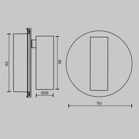 Спот Maytoni Technical C176WL-9W-2.7-4K-W
