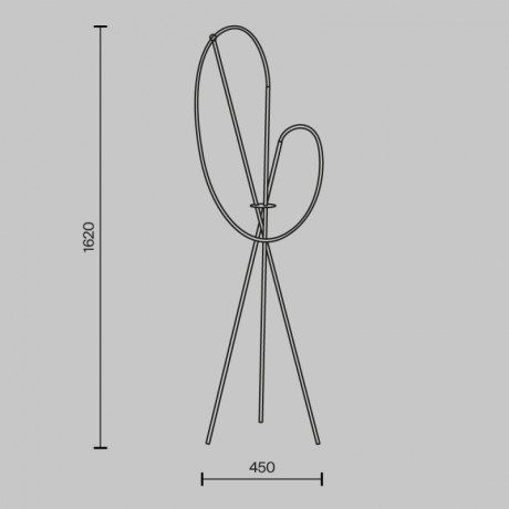 Торшер Maytoni MOD369FL-L36BS3K