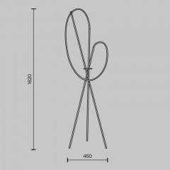 Торшер Maytoni MOD369FL-L36BS3K