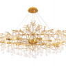 Подвесная люстра Crystal Lux REINA V2 SP12 L1500 GOLD PEARL