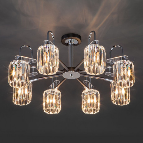 Люстра на штанге Eurosvet 70090/8 графит