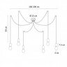 Подвесная люстра ARTE Lamp A4322SP-6WH