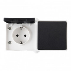 Розетка Arte Milano 309.52-1.grey