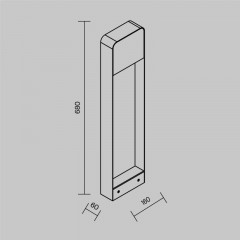 Садово-парковый светильник Maytoni O481FL-L7BWD3K