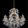 Подвесная люстра Crystal Lux ISABEL SP11 GOLD/TRANSPARENT