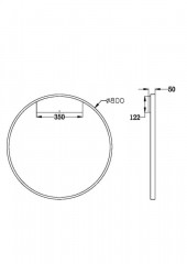 Бра Maytoni MOD058WL-L50B3K