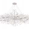 Подвесная люстра Crystal Lux REINA V2 SP12 L1500 SILVER PATINA