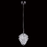 Подвесной светильник Crystal Lux CHARME SP1+1 LED CHROME/TRANSPARENT