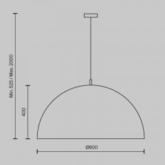 Подвесная люстра Maytoni MOD169PL-05GB1