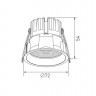 Встраиваемый светильник DesignLed DL-RE1202-BL-NW