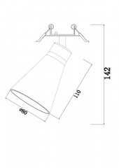Спот Maytoni Technical C059CL-01W