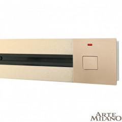 Трековая система розеток Arte Milano 385205TBB/50 Gold