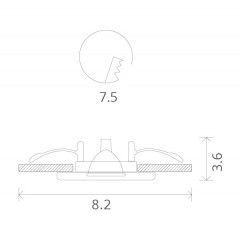 Влагозащищенный светильник ARTE Lamp A5440PL-1CC