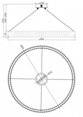 Подвесная люстра Freya FR5257PL-L32G
