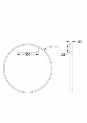Бра Maytoni MOD058WL-L50BS4K