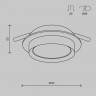 Встраиваемый светильник Maytoni Technical DL086-GX53-RD-W