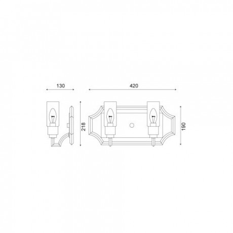 Бра Vele Luce VL4214W02