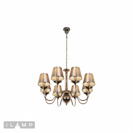 Подвесная люстра iLamp P2406-8 Nickel