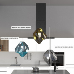 Потолочный детский светильник Crystal Lux NUESTRO SP1 CHROME/BLUE