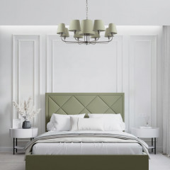 Подвесная люстра Eurosvet 60153 никель