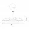 Влагозащищенный светильник ARTE Lamp A5440PL-1WH