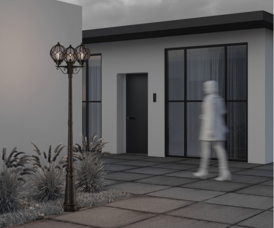 Садово-парковый светильник Maytoni O023FL-03G