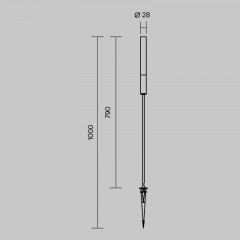 Грунтовый светильник Maytoni O487FL-L3GF3K1