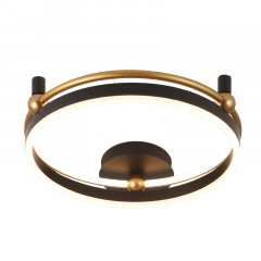 Накладной светильник Crystal Lux FERNANDO PL48W LED BLACK/GOLD