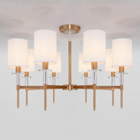 Люстра на штанге Eurosvet 60132/8 латунь