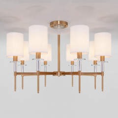 Люстра на штанге Eurosvet 60132/8 латунь