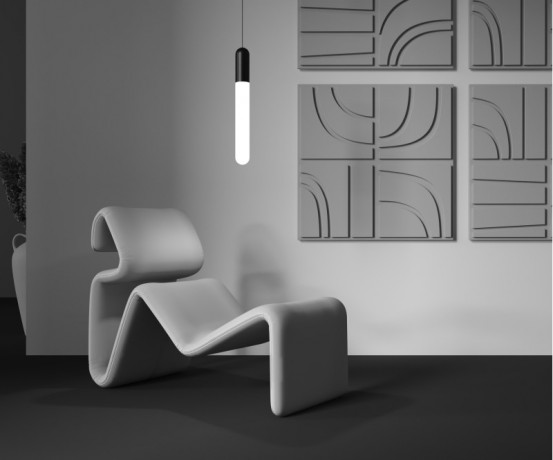 Подвесной светильник Maytoni Technical P101PL-L500-12W3K-B