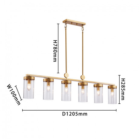 Люстра на штанге Favourite 3099-6U