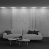 Встраиваемый светильник Maytoni Technical DL065-12W4K-TRS-W