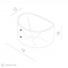 Светильник настенный ARTE Lamp A1415AL-1GY