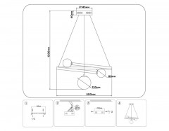 Подвесной светильник Ambrella Light FL66303