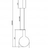 Подвесной светильник Maytoni MOD182PL-L4W3K