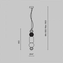 Подвесная люстра Maytoni P069PL-L35G3K