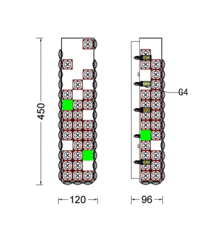 Бра Fluorite FL1148-5W