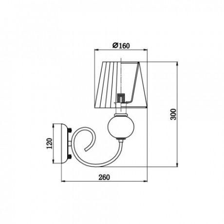 Бра Vele Luce VL1973W01