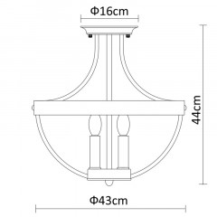 Люстра на штанге Divinare 9980/02 PL-3