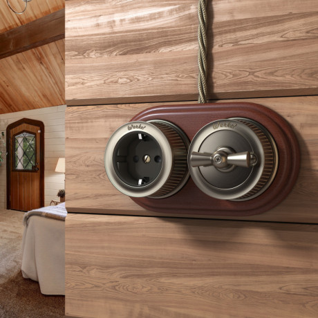 Выключатель Werkel WL19-01-05 (Бронзовый)