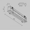 Линейный светильник Maytoni Technical DL065-20W3-6K-B