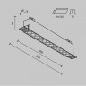 Линейный светильник Maytoni Technical DL065-20W3-6K-TRS-B